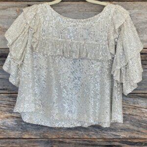 Free People Sequin Top